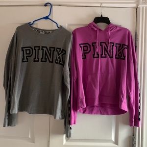 PINK two sweatshirt’s bundle